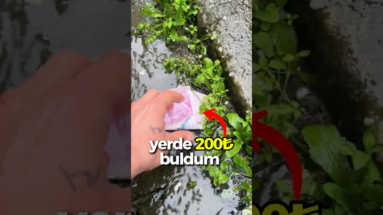 Bundan sonra hep yere bakarak yürürüm ki☺️