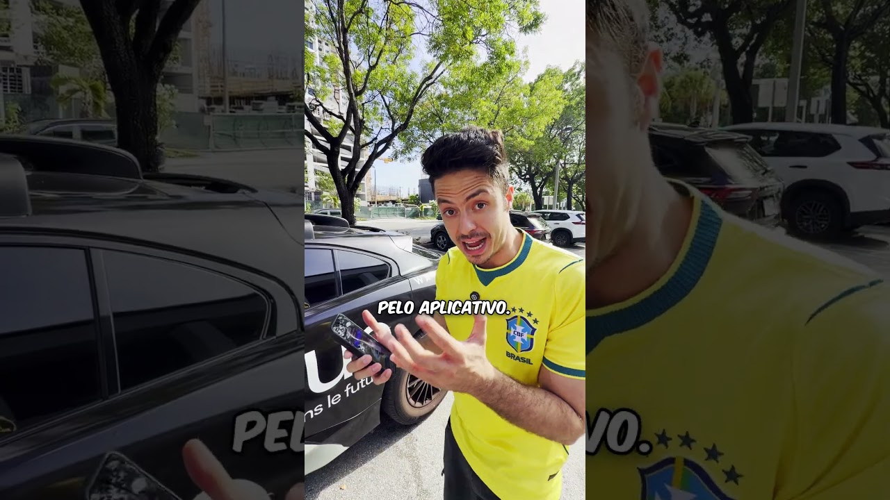 ESSE CARRO DIRIGE SOZINHO! #shorts