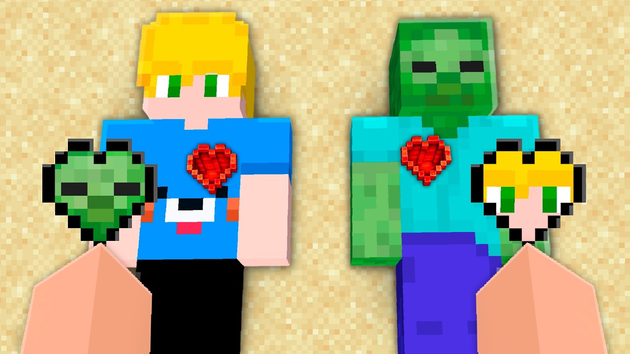 Troquei o Coração dos Mobs no minecraft
