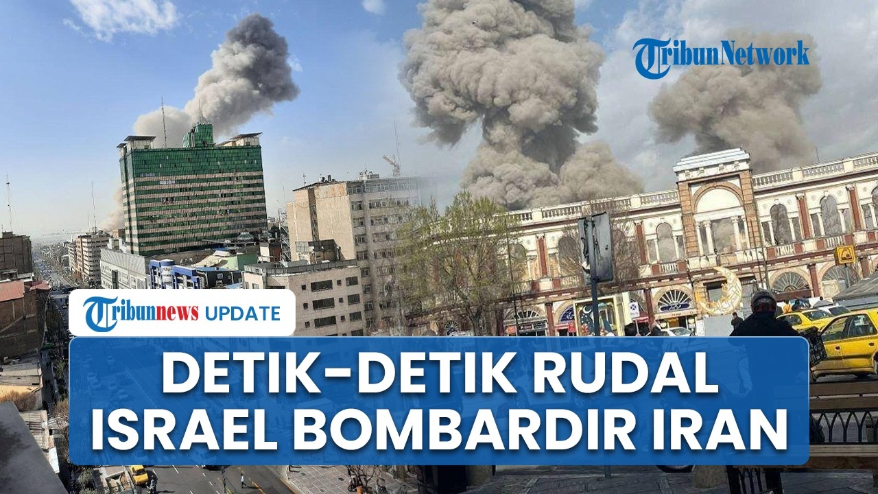 BREAKING NEWS: Detik-detik Rudal Israel Serang Iran, Serangan Zionis Hantam Wilayah Jamhouri Teheran