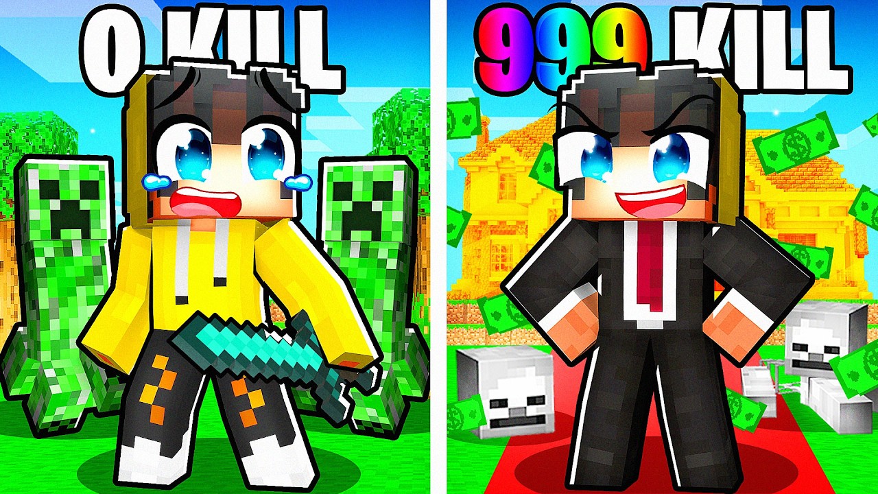 Minecraft AMA Öldürdüğüm Her Mob = Para