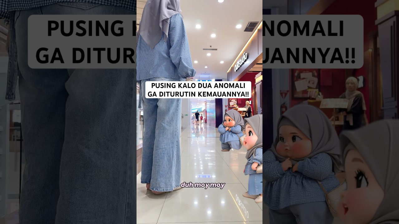Yang satu pengen main time zone, yang satu lagi pengen ke Gramedia😩 #imoy #lucu #animasi #sakura