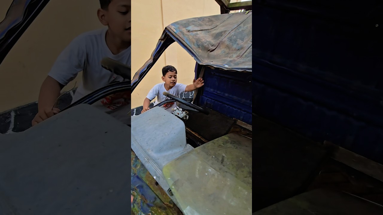 Suara berisik dari mobil bosok