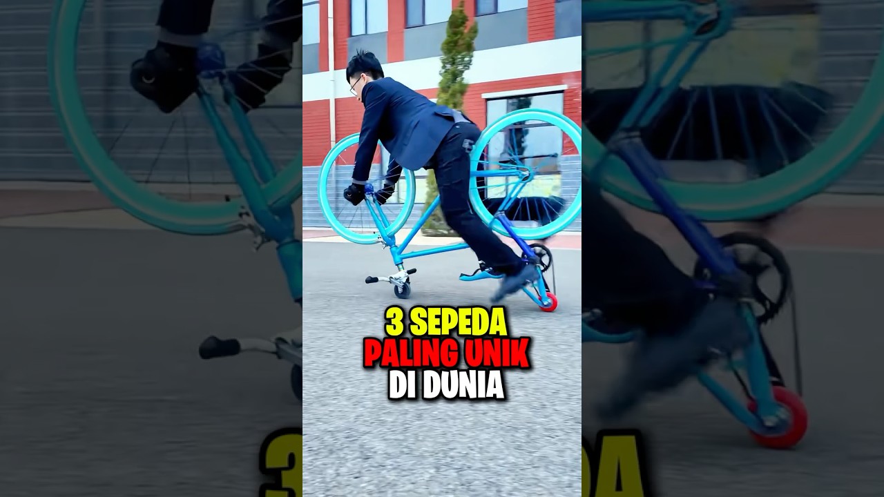 3 Sepeda Aneh Banget di Dunia 😱 Nomor 3 Ada di Rumahmu!