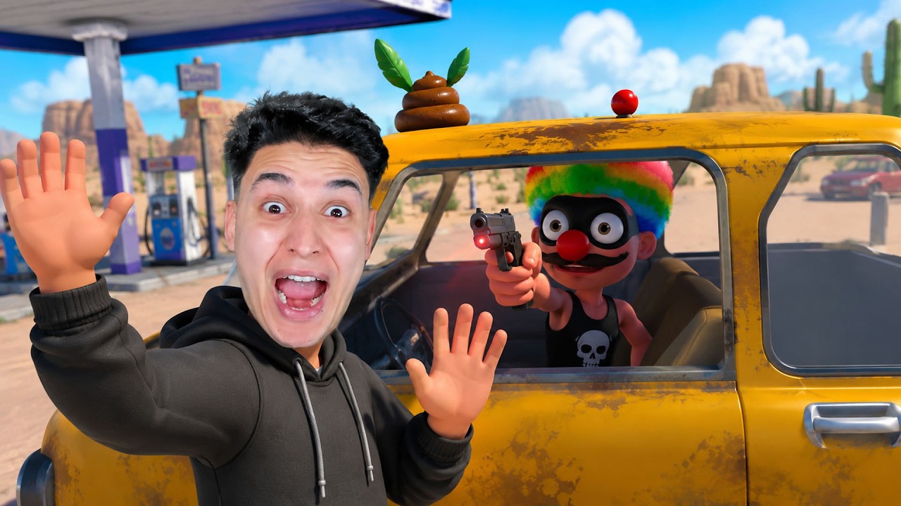 قابلت المهرج المجنون 😱 صدمنى !!