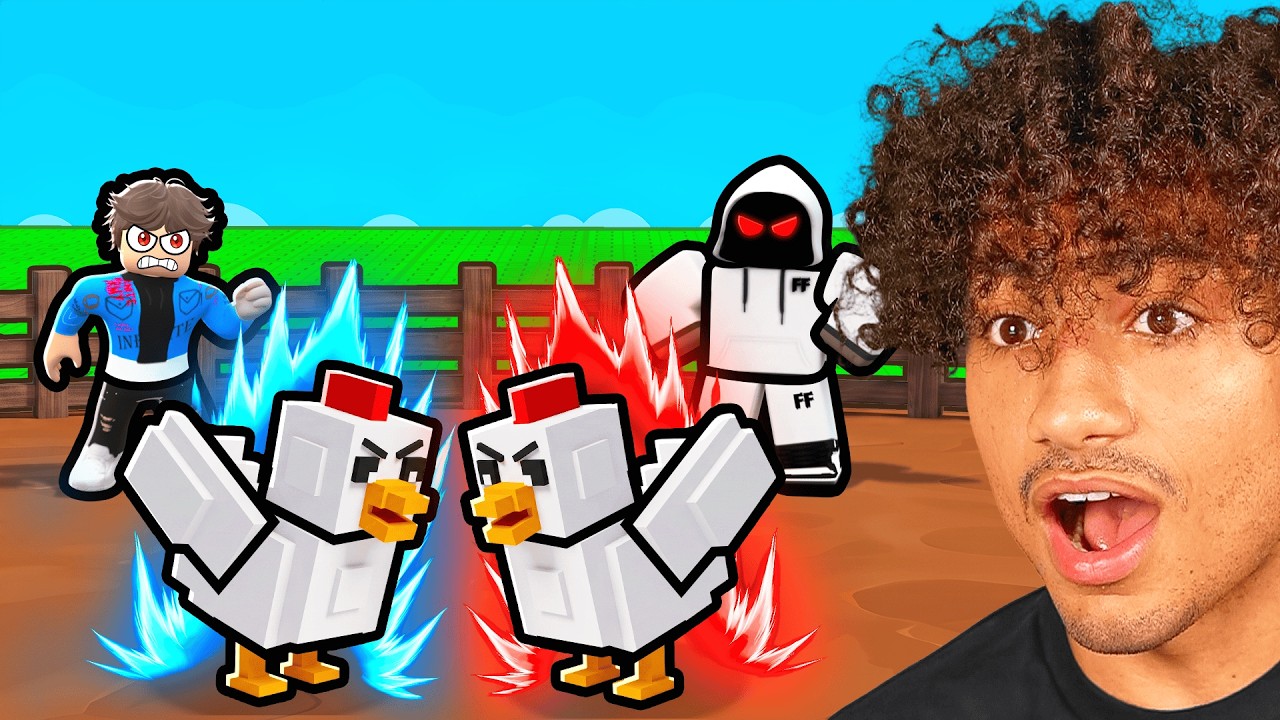 ROBLOX GROW A CHICKEN FIGHTER..