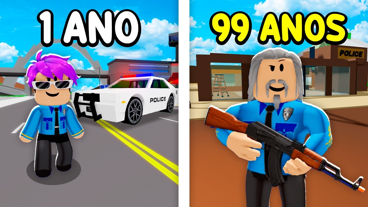 EU VIVI 99 ANOS SENDO POLICIAL! (Brookhaven)