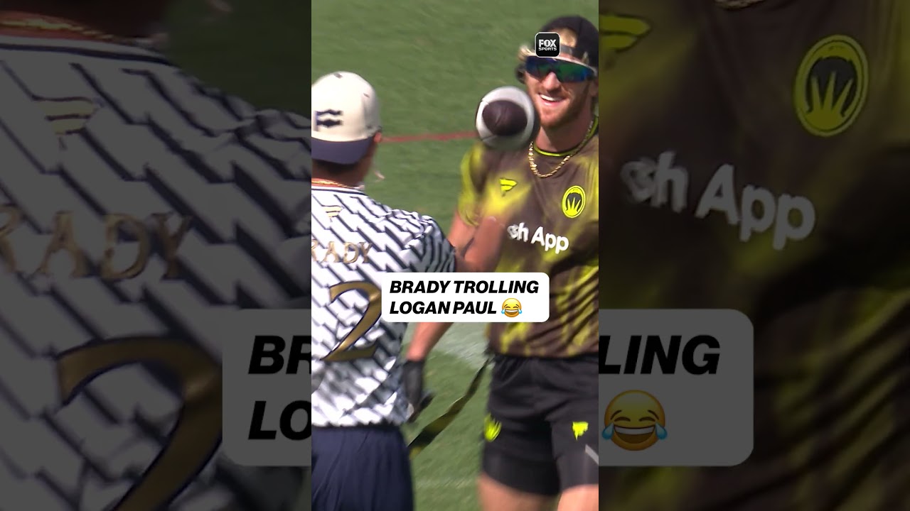 Tom Brady Trolling Logan Paul 😂 #nfl #wwe #football #loganpaul #tombrady