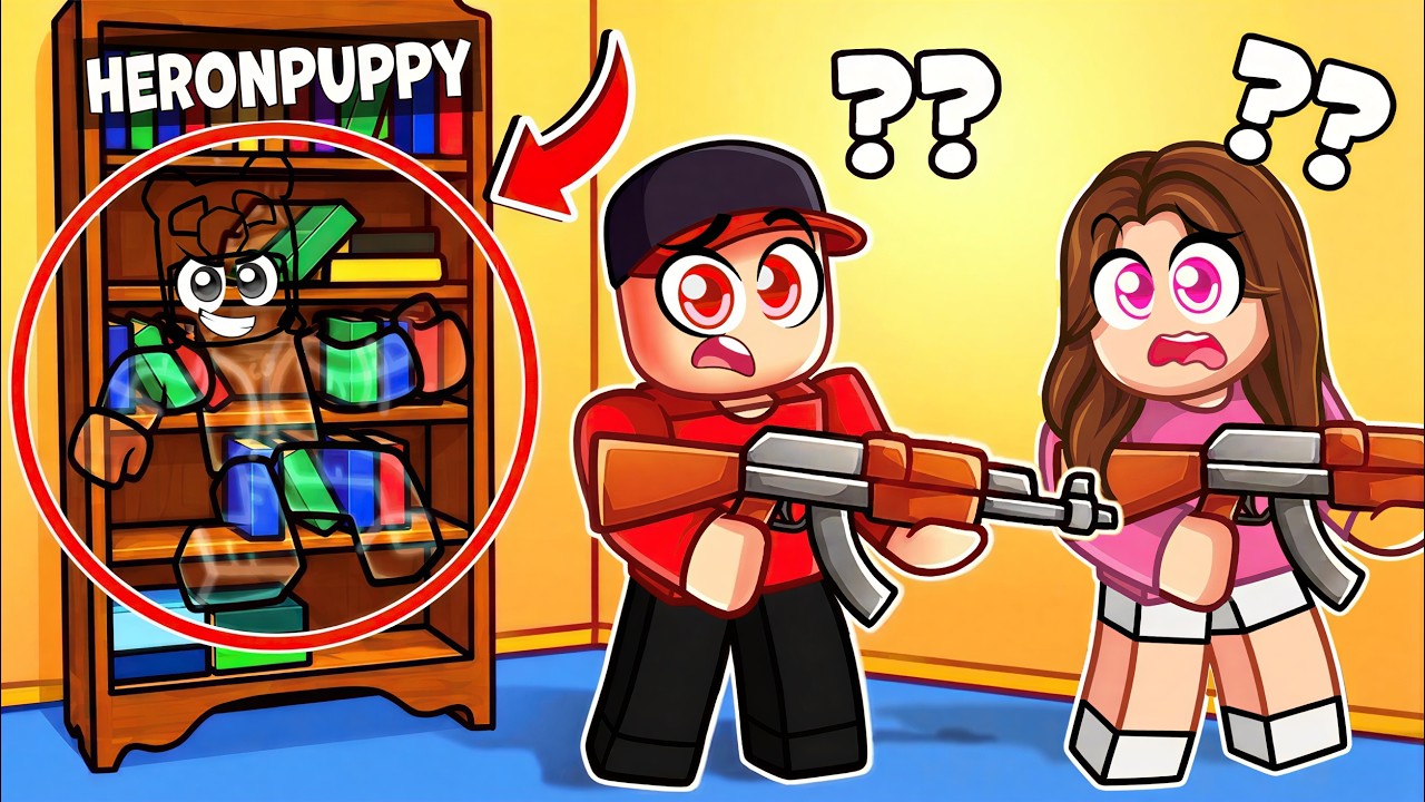 ROBLOX'TA BOYA İLE SAKLANDIM, KİMSE BULAMADI! 😱 Paint & Seek