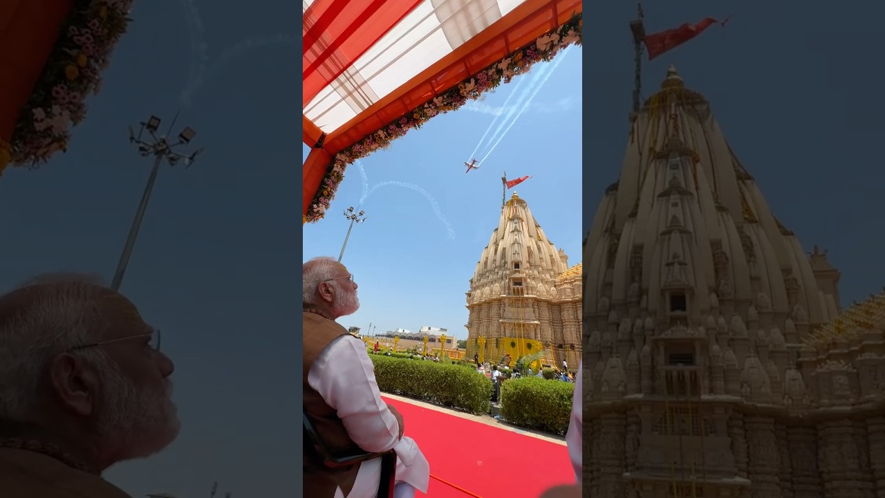When the skies saluted Somnath... ✈️