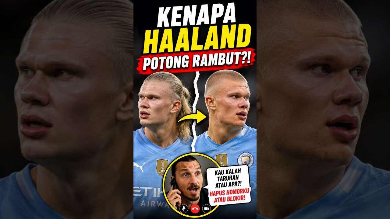 KENAPA HAALAND POTONG RAMBUT?! 😱✂️