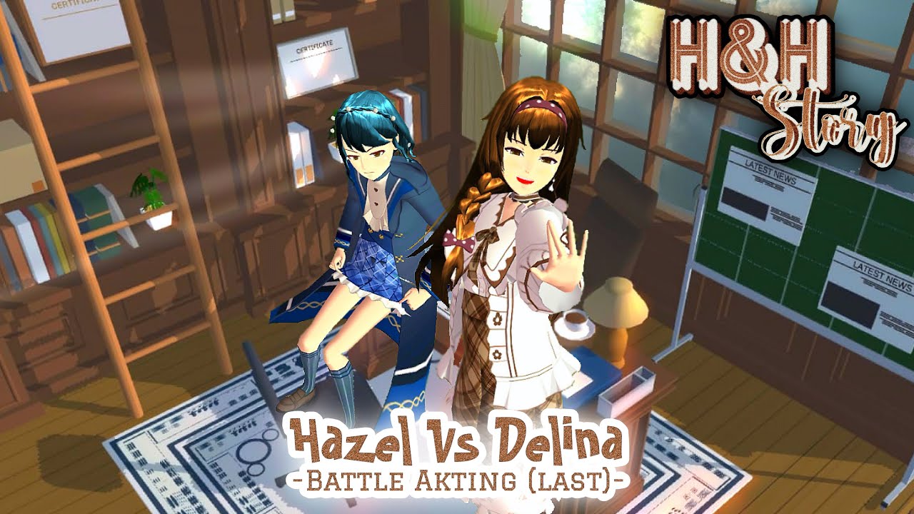 H&H Story #43 (Part 2/2) [Hazel vs Delina] || SAKURA SCHOOL SIMULATOR DRAMA