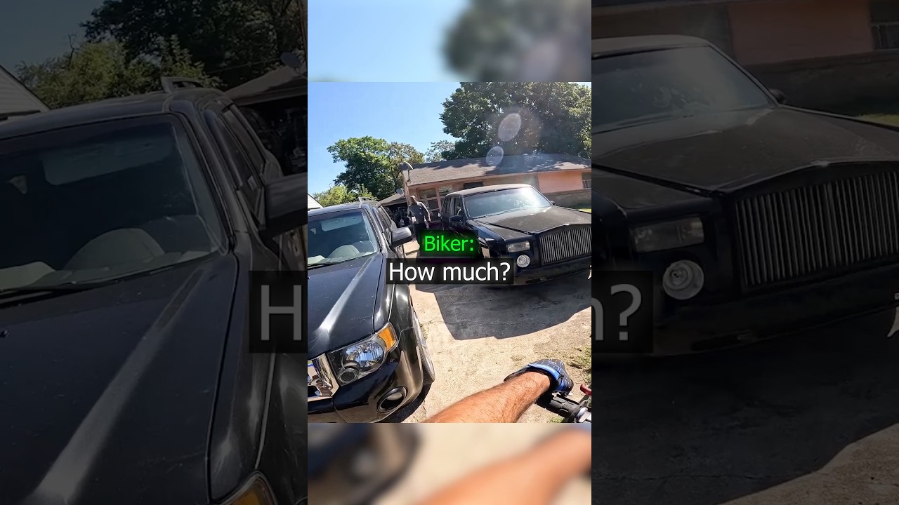 Biker Buys Rolls Royce !😱