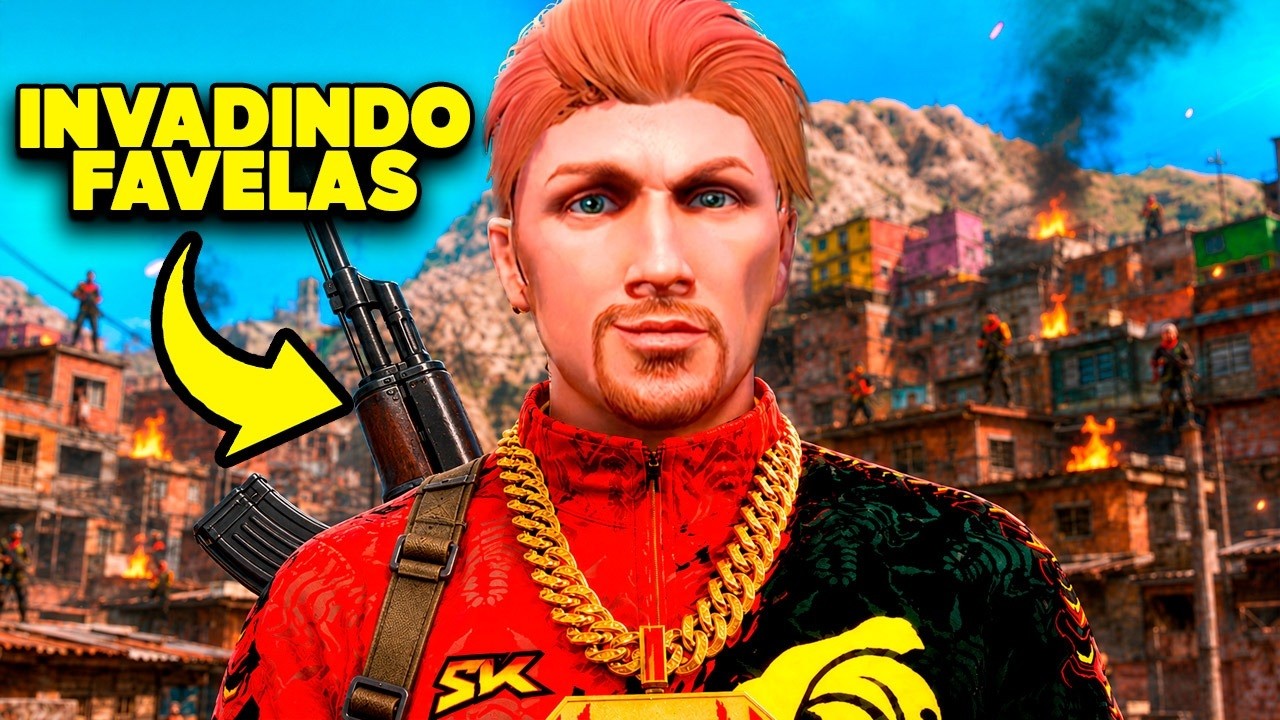 INVADINDO FAVELAS INIMIGAS no GTA 5 RP!!