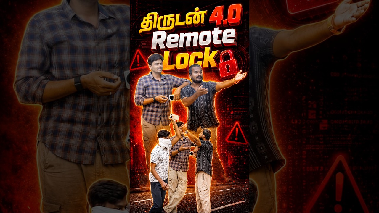 🔥Remote Lock with திருடன் | How to Lock your Mobile Remotely After Loosing😱
