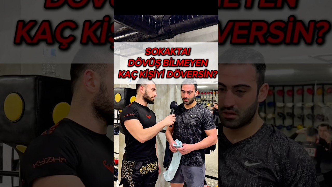 Bir mma dövüşçüsü, kickboxçu.. Sokakta dövüş bilmeyen kaç kişiyi dövebilir? #mma #ufc #boks #boxing
