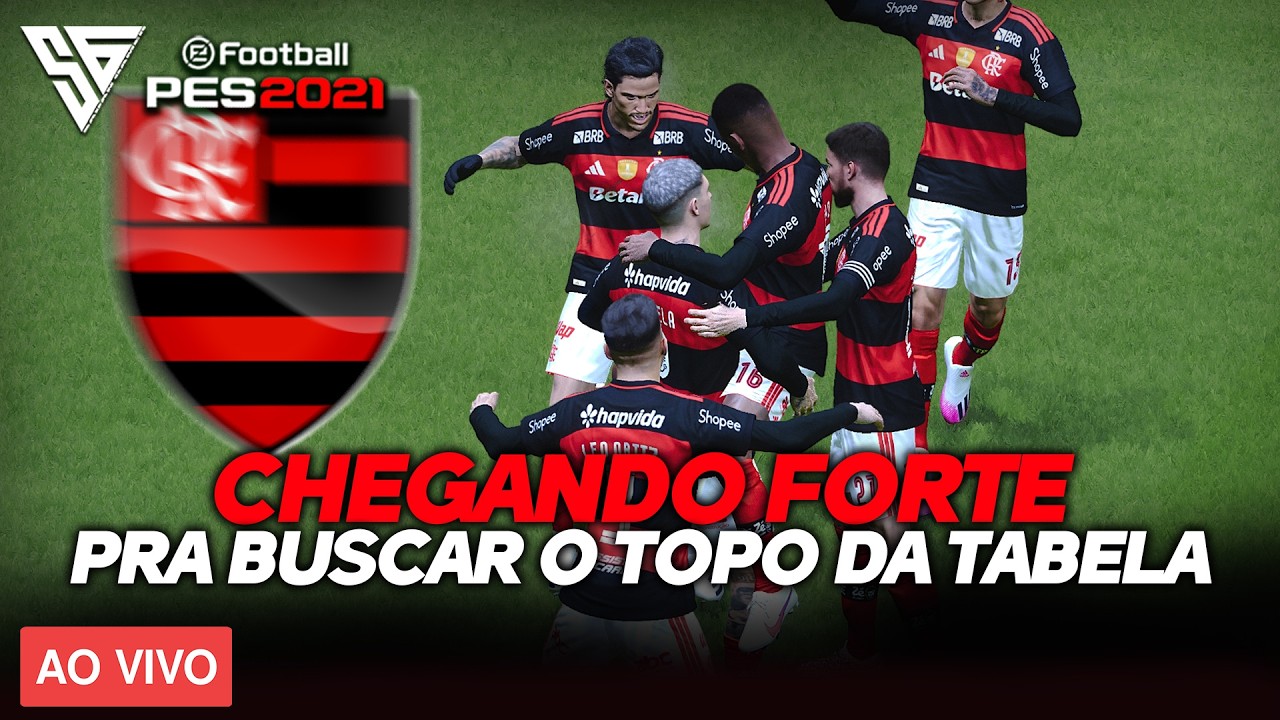 FORMANDO O MENGÃO COM OS MELHORES PRA BUSCAR O TOPO - GAMEPLAY PES 2021 - 60 FPS - SADAN GAMER - PC