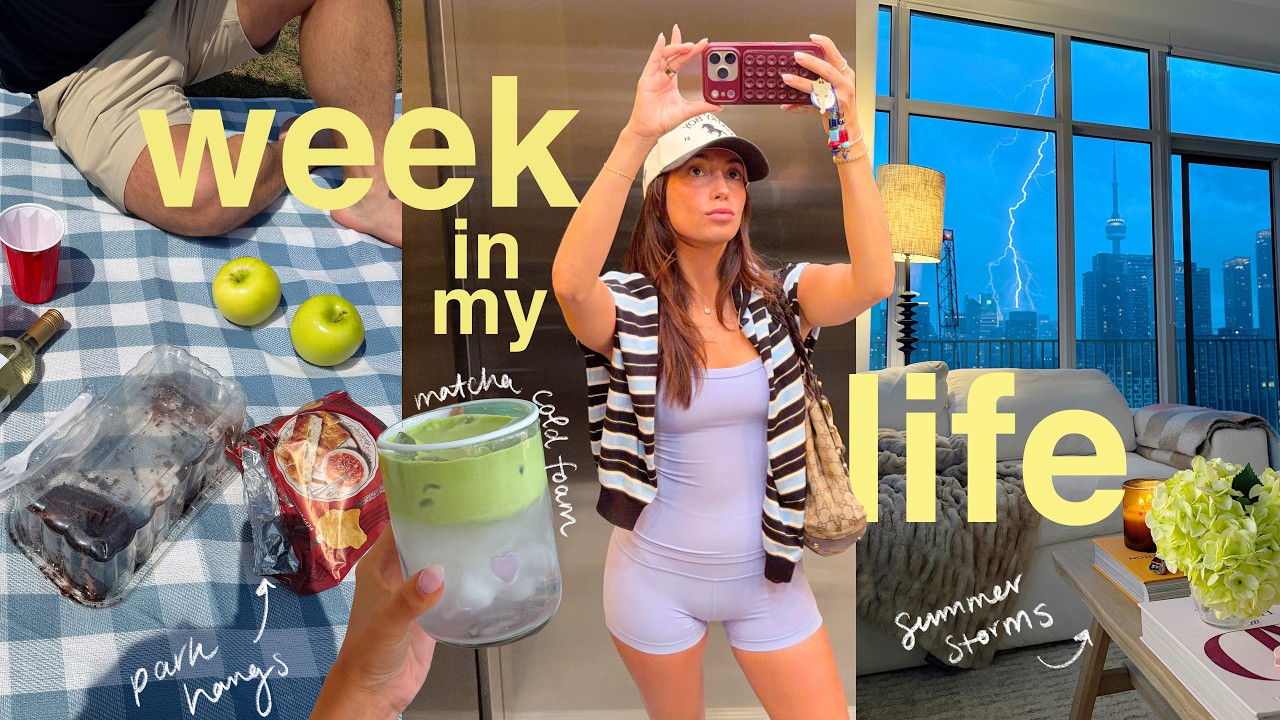 week in my life vlog | friends, workouts, hauls, summer storms etc