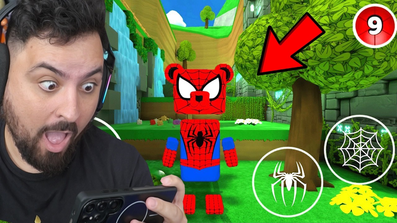 ME TRANSFORMEI em SPIDER MAN em SUPER BEAR ADVENTURE !! (NOVOS SEGREDOS e BOSSES)