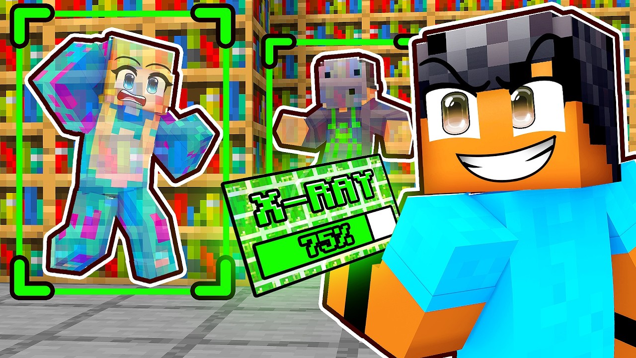 Usando a conta do dono no esconde esconde (Minecraft)