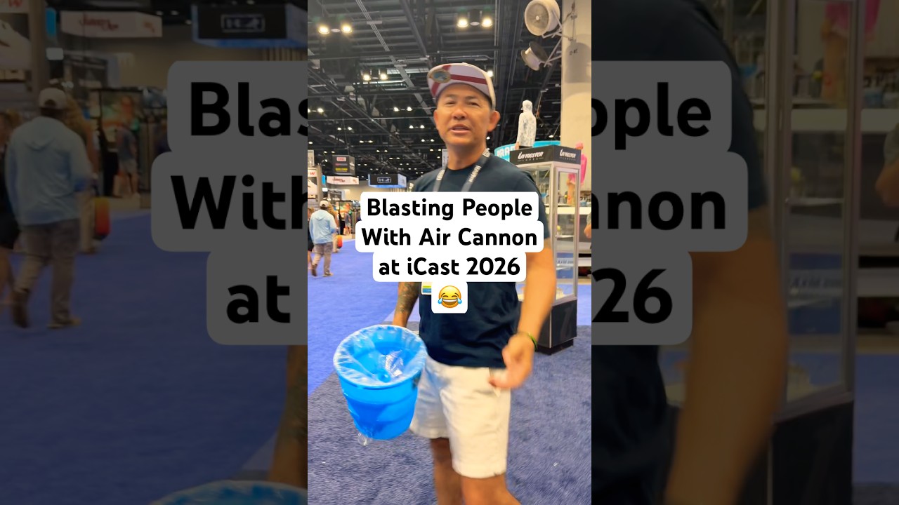 Blasting People with Air Cannon 😂 #PRANK #fishing