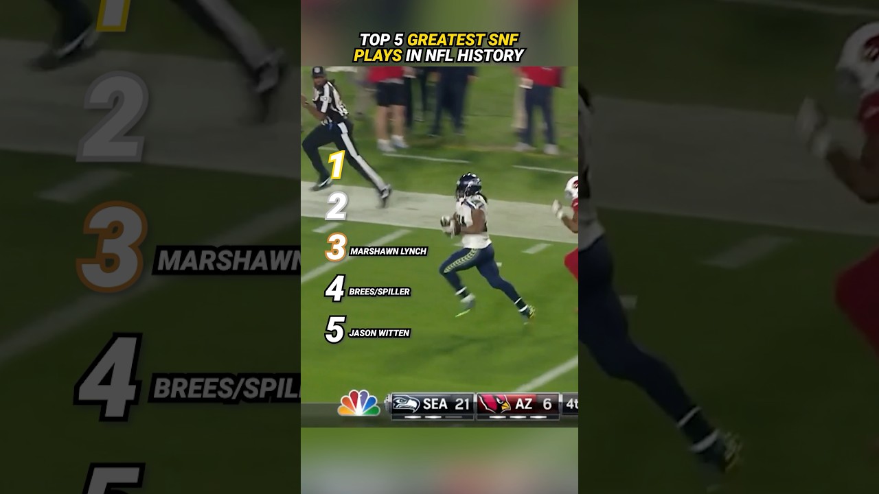 Greatest Sunday Night Football Plays in NFL History #shorts