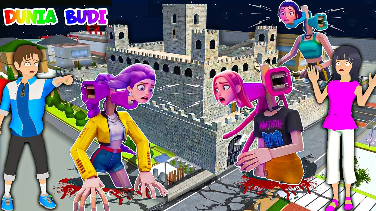 Yuta Mio Buat Benteng Raksasa Paling Aman Dari SIREN HEAD RUMI, MIRA ZOEY KPOP DEMON HUNTER  DiKota😱