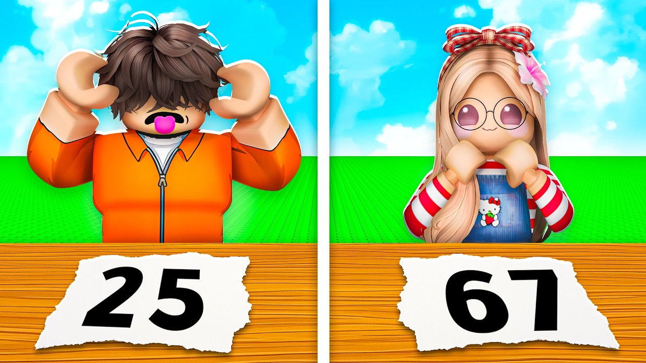 ربلوكس خمن رقمي مع اختي الصغيره ! Guess my number