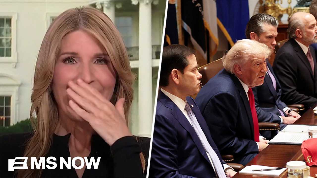 'I didn't think people could ACTUALLY act that way': Nicolle CRINGES at Trump's SYCOPHANTIC Cabinet - Published by MS NOW