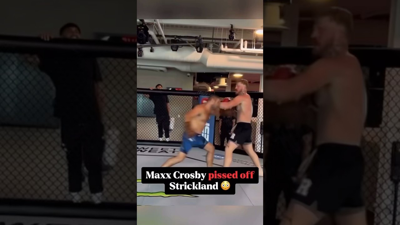 New footage of NFL star Maxx Crosby sparring Sean Strickland in 2023 just dropped