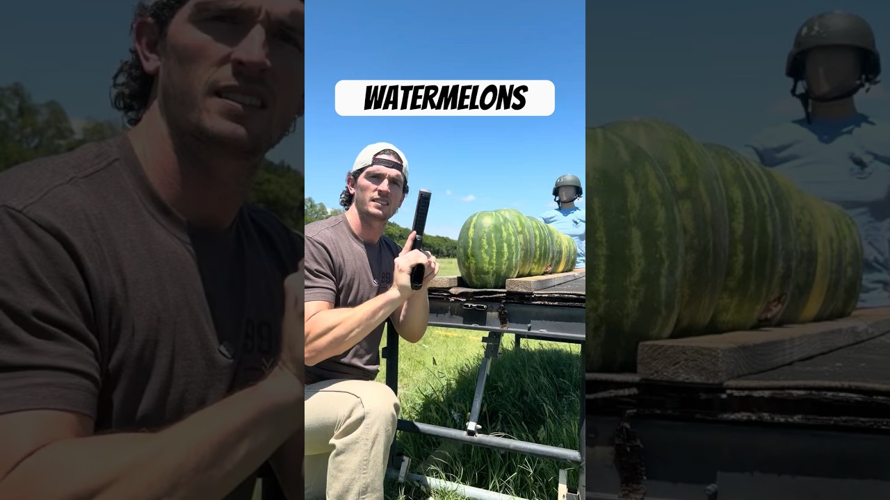 How Many Watermelons Does it Take to Stop a Bullet?