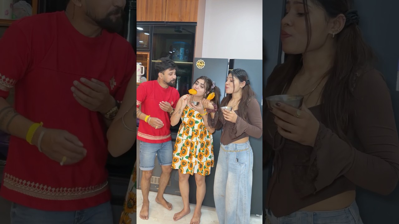 मेरी दोस्त के लिए ice cream,बनाई🍦🥳 #youtubeshorts #icecream #shorts #funny @Kajalsoni_vlogs