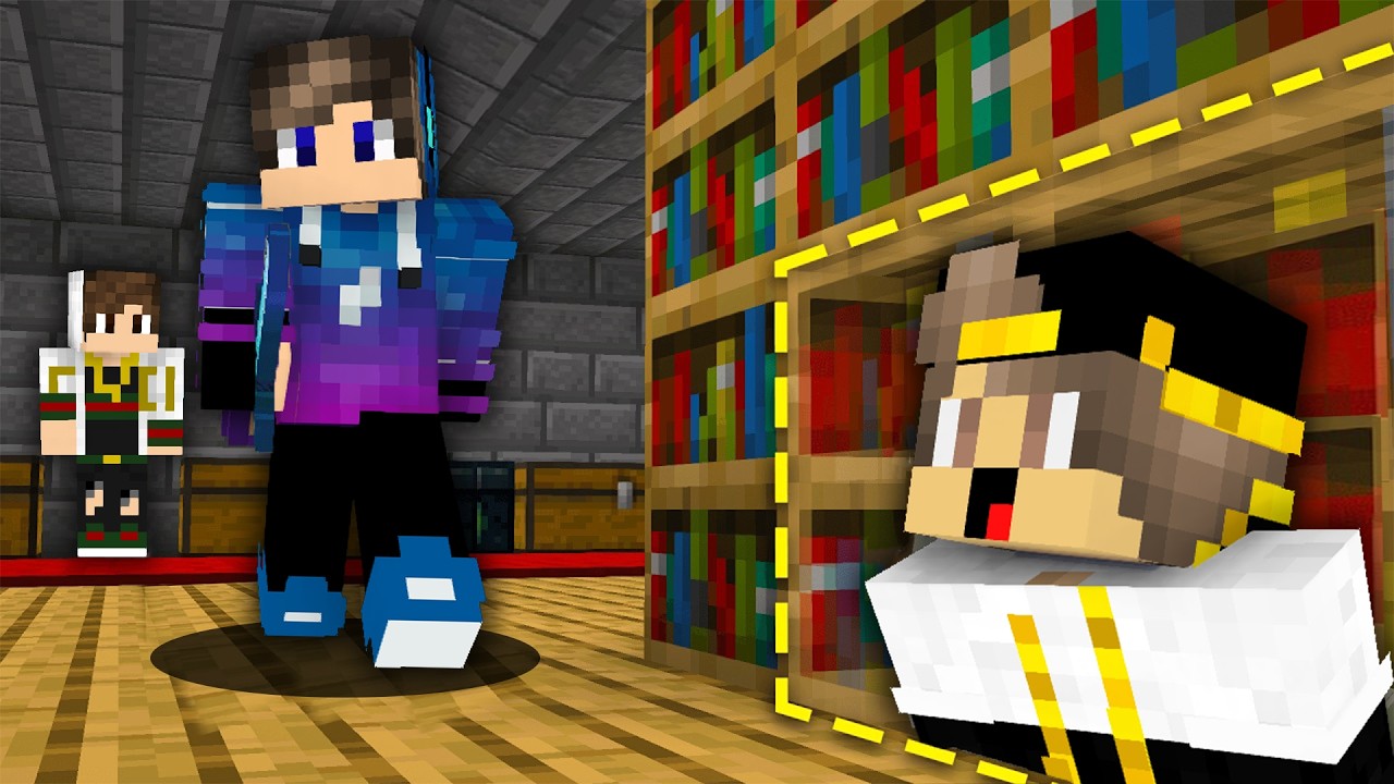 ماين كرافت ولكن استخبيت في بيت اعدائي لمدة 24 ساعة داخل منزلهم بسبب!! ( اصدقائي ضد جيش البنات ) !!🔥🔥