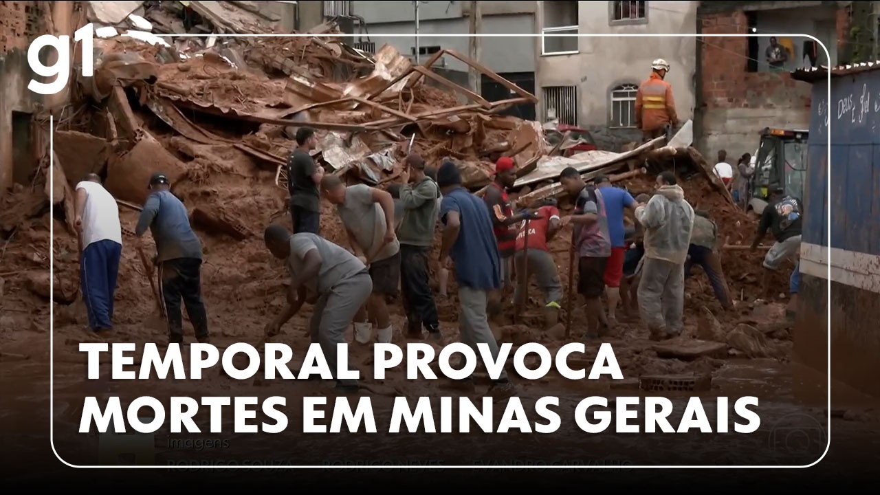 JH: Chuva deixa mortos e centenas de desabrigados na Zona da Mata de Minas Gerais