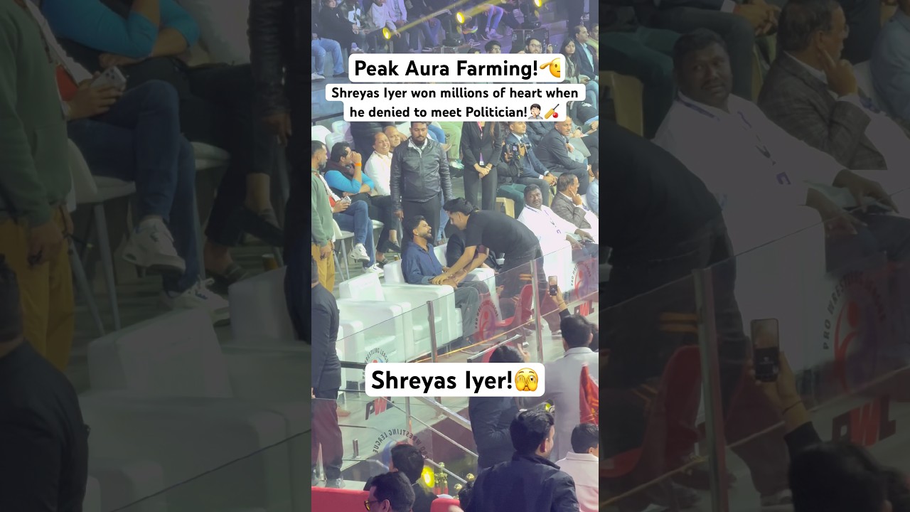 Shreyas Iyer Peak Aura Moment 💯 #shreyasiyer #pbks #ipl