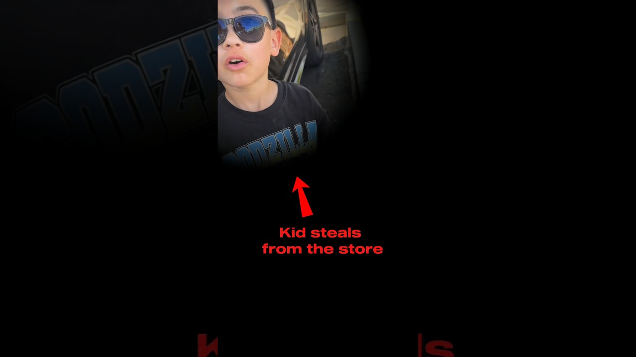 kid steals but his parent won't let it slide...