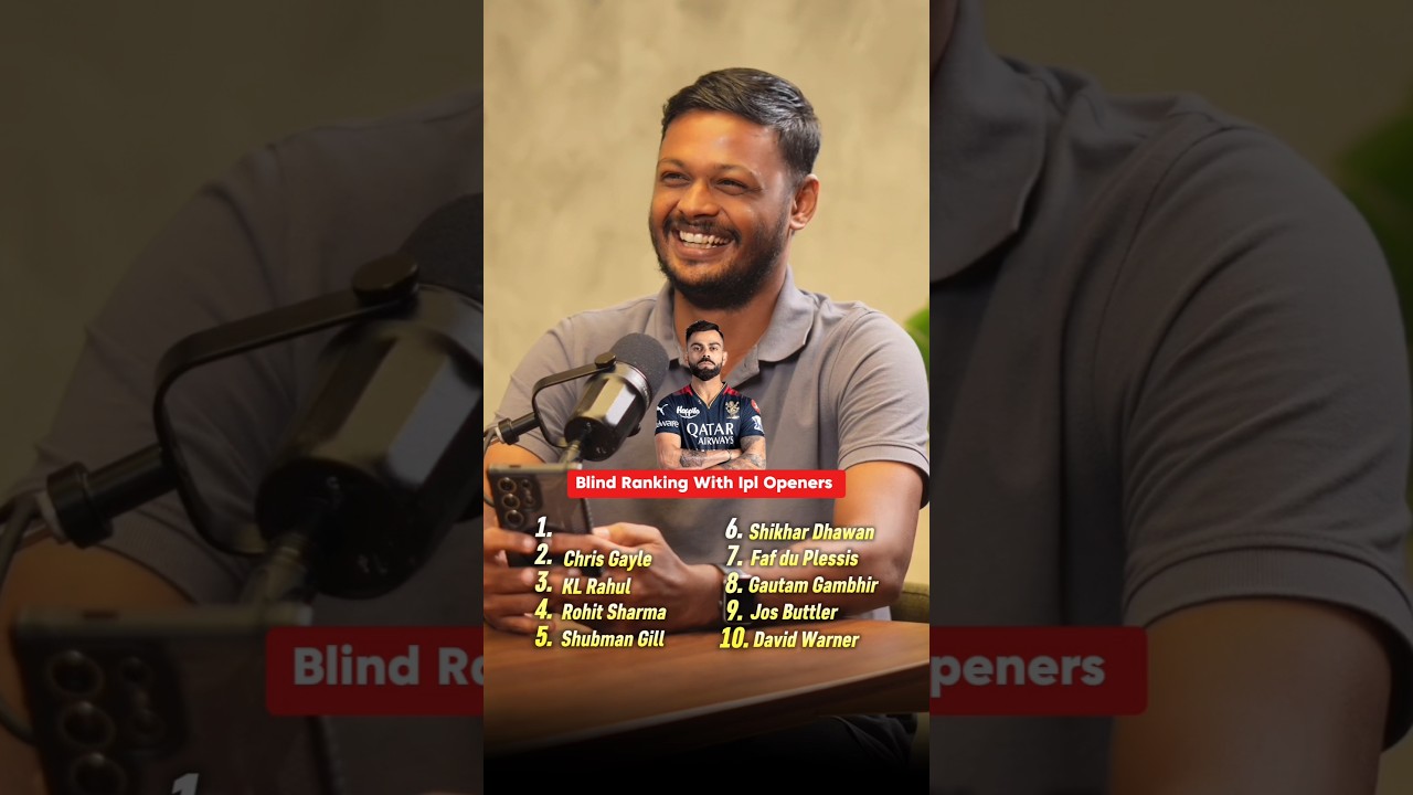 Blind Rankings ft Tamil Cricket Commentator Ashwath #shorts #cricket #cricketshorts