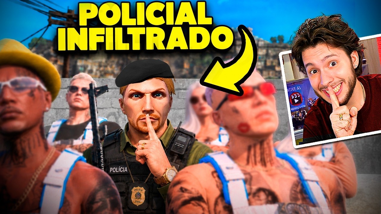 Me INFILTREI na FAVELA do MAIOR 01 do GTA 5 RP!