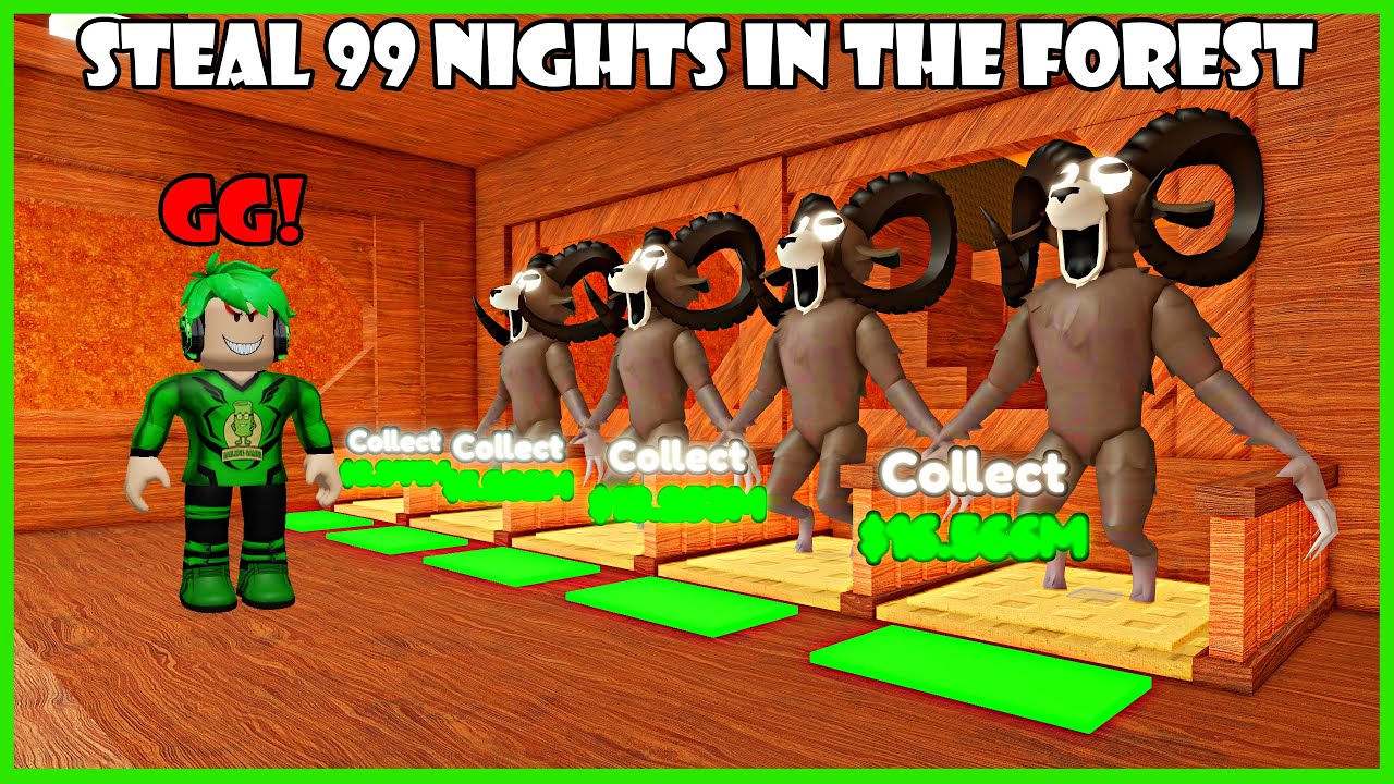 Aku Mencuri & Dapat Semua Boss 99 Nights In The Forest - Roblox Steal 99 Nights In The Forest