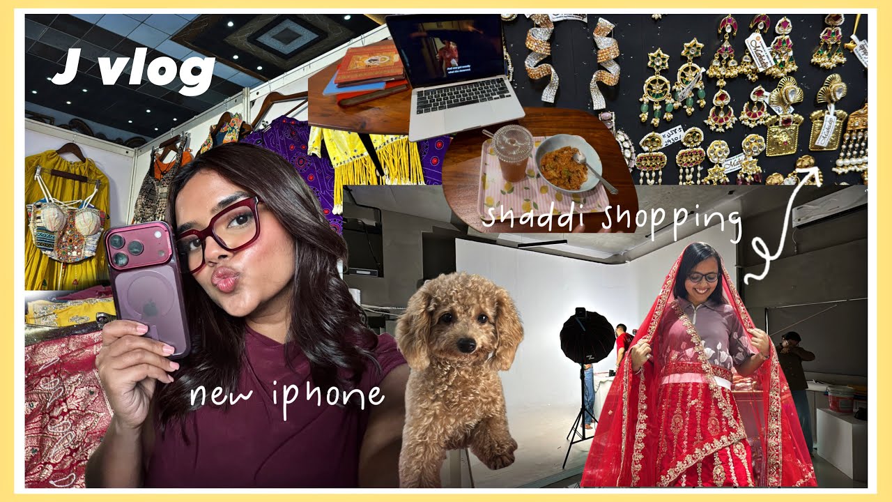 Shaadi shopping + Got new iPhone 18Pro - J vlog📸