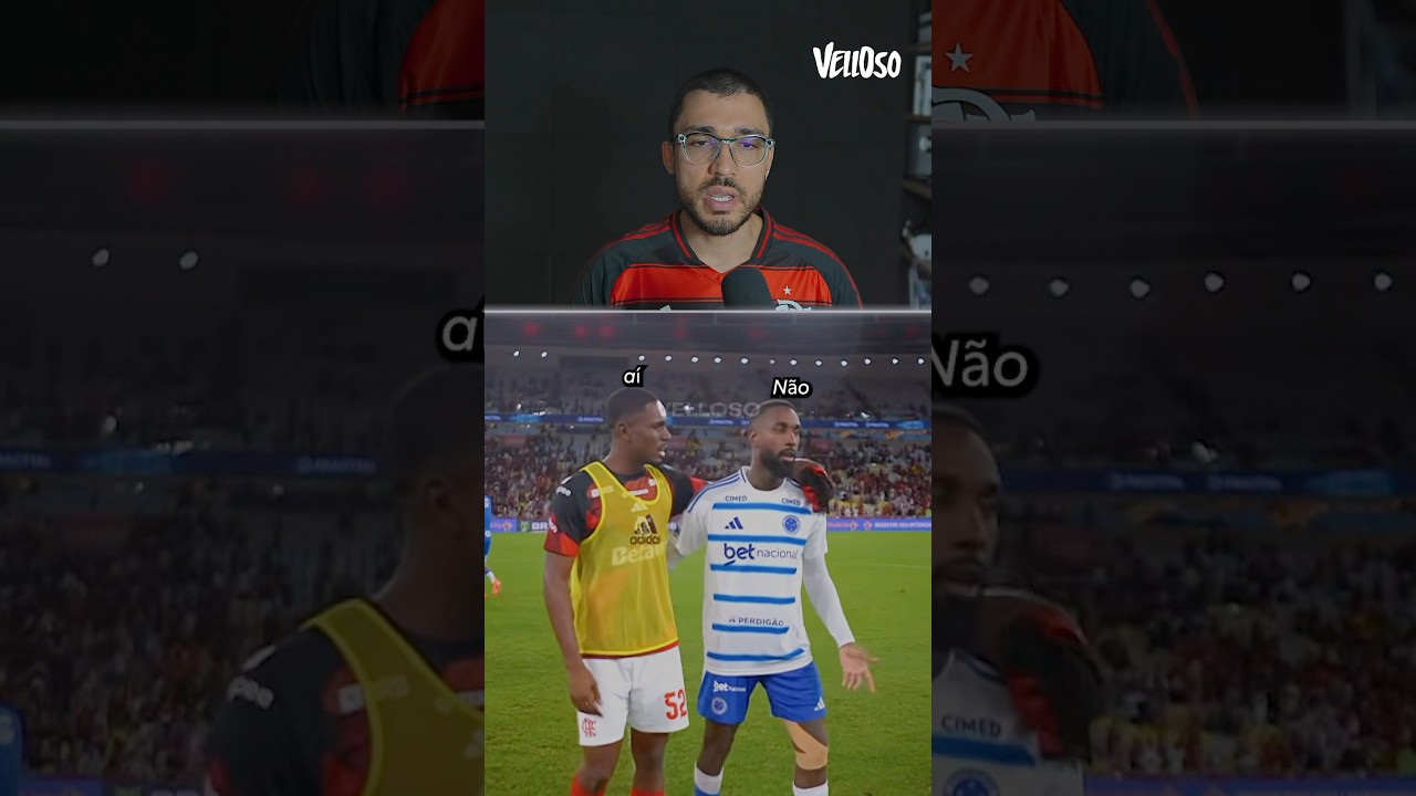 LEITURA LABIAL do Gerson e dos jogadores do Flamengo ao final do jogo de Flamengo x Cruzeiro.