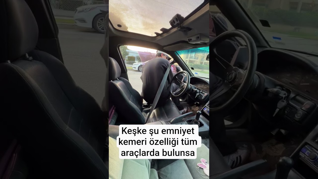 Keşke şu emniyet özelliği 2027 ve sonrası tüm araçlara zorunlu olsa #trafik #oto #arabalar #ehliyet