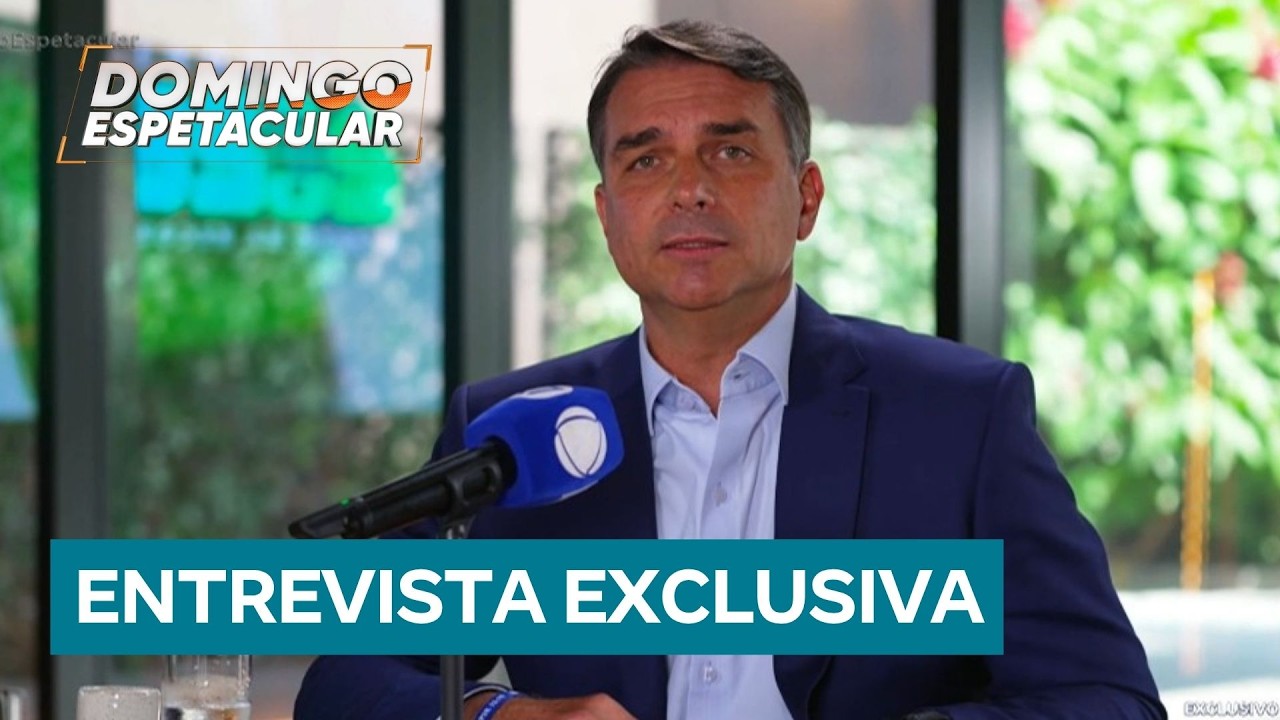 Assista à entrevista exclusiva da RECORD com Flávio Bolsonaro (PL), candidato à Presidência