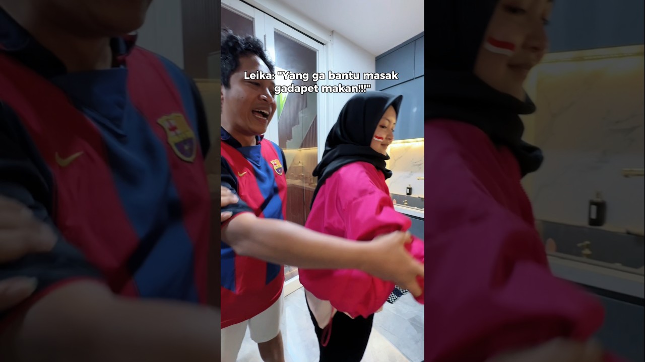 KITA SEMUA BANTU MASAK LEIKA 🤩 #dienafitri #shorts #trending
