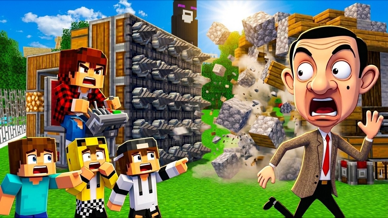 ماين كرافت لكن عبوسي وجيجي وكعبول هربوني من السجين 😱😨 #فلم_ماين_كرافت