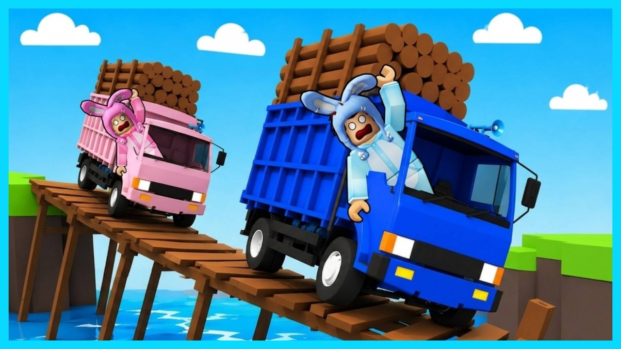 MIPAN & ZUZUZU Jadi Supir Truk Oleng Dan Antar Barang! ROBLOX