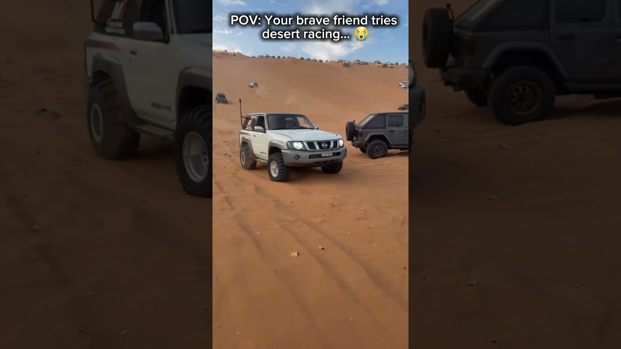 POV: Your Fearless Friend After Desert Racing! 🤣 #viral #shorts