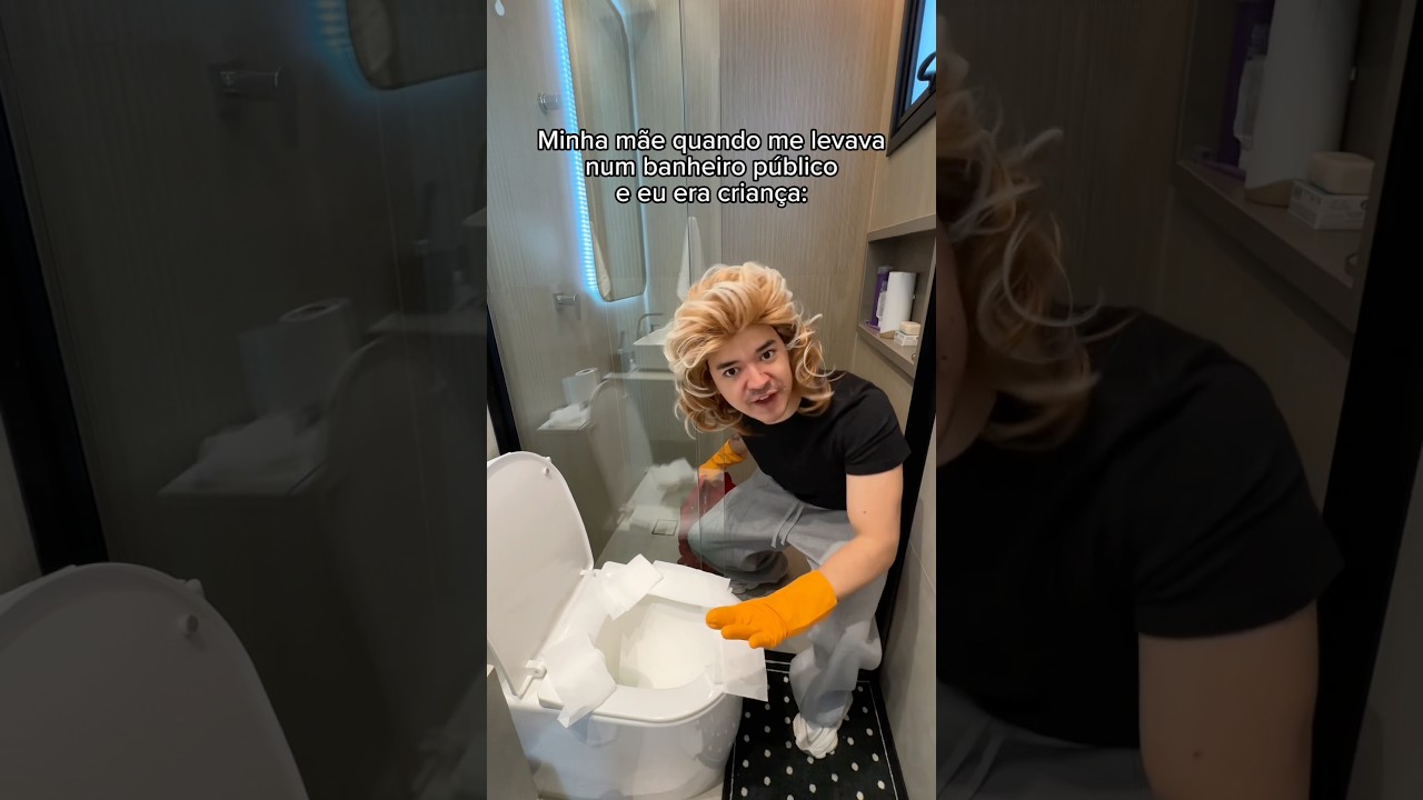 QUANDO SUA MÃE TE LEVAVA NO BANHEIRO E VC ERA PEQUENO 😹KKKK