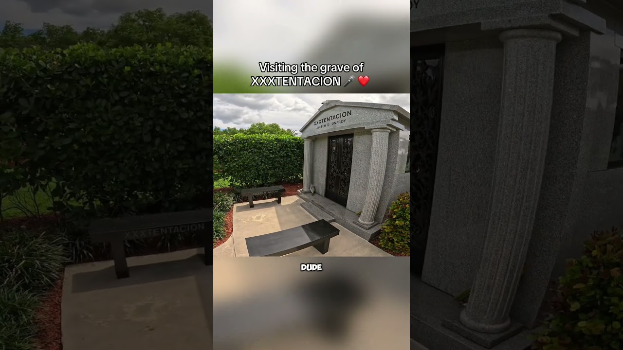 Visiting the grave of XXXTENTACION 🎤 ❤️ #blazuki #motovlog #xxxtentacion #rip #florida #gopro
