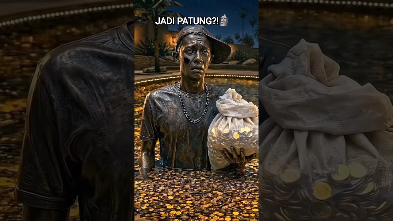 Lagi Curi Emas… Tompul Mendadak Jadi Patung!